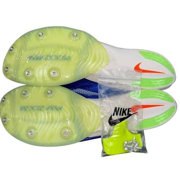 Nike Air Zoom Victory Track & Field Distance Spikes Blue CD4385-400 Mens Size 14 - Picture 7 of 9